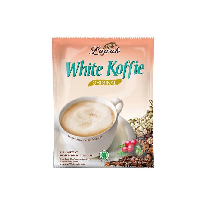 

KOPI LUWAK WHITE KOFFIE ORIGINAL 10X20GR (RENCENG) - 5 PCS