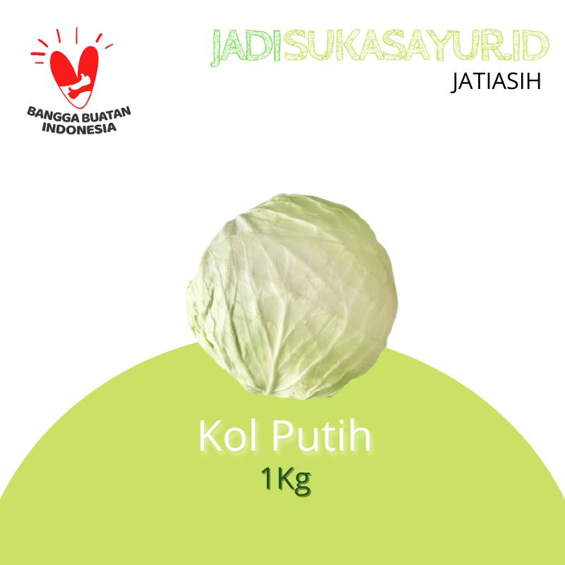 

Kol Putih / Kubis 1Kg 1Pcs - Sayur Segar Bekasi