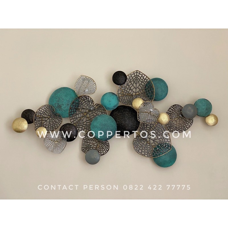 Hiasan dinding minimalis tembaga - wall decor minimalis - wall decor tembaga unik