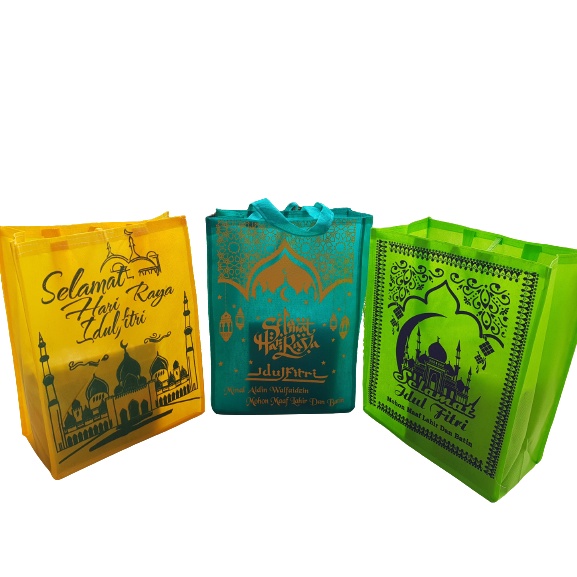 Tas Spunbond Goodie Bag Sembako Parsel Lebaran JUMBO 30X15X40 TAS PARCEL LEBARAN IDUL FITRI