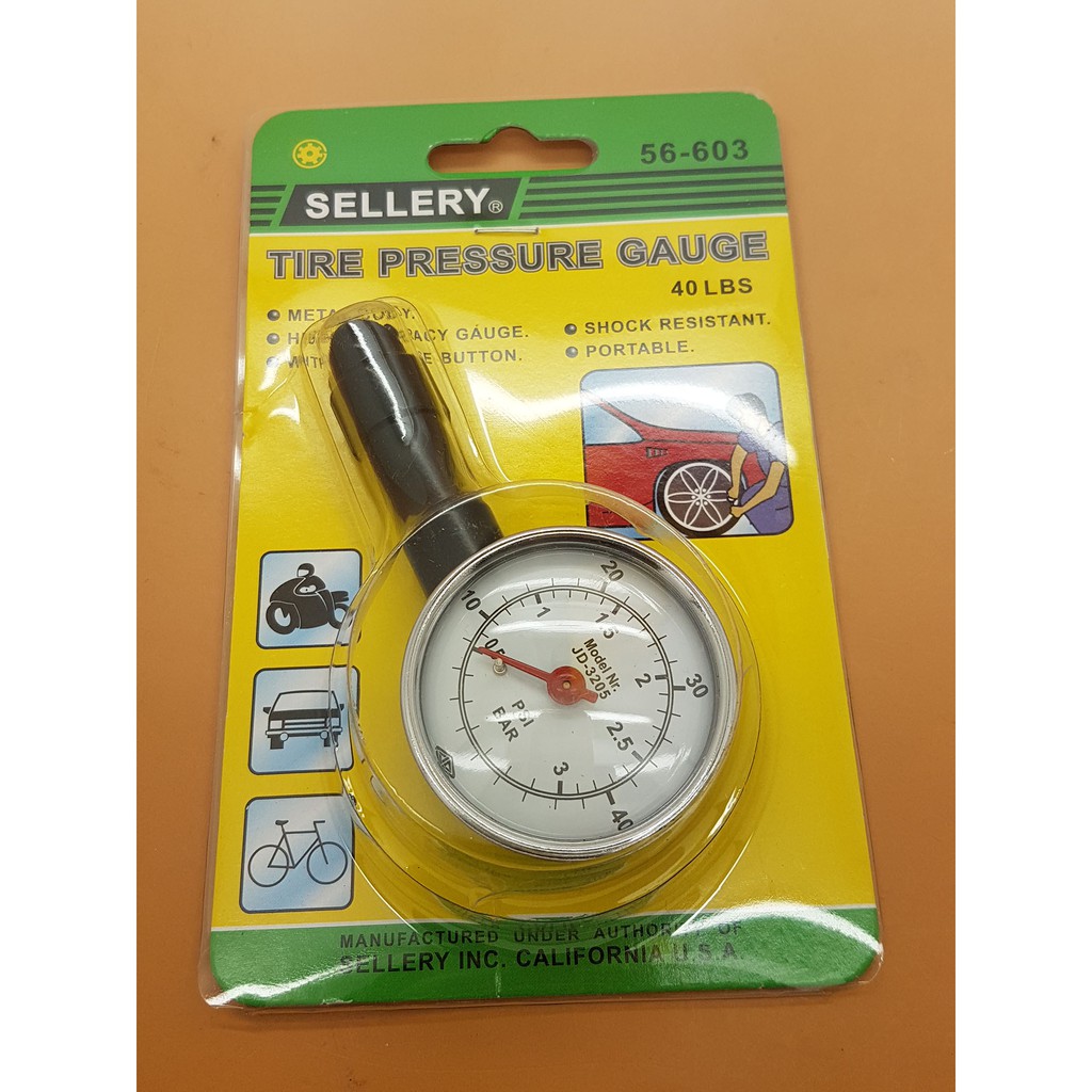 Pengukur Tekanan Ban Sellery 56-603 Tire Pressure Gauge