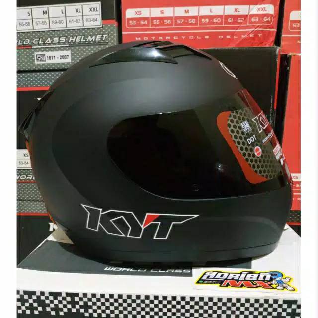 Jual HELM KYT R10 BLACK DOFF ORIGINAL HELM TOURING KYT R 10 HITAM DOFF HELM FULL FACE KYT R10