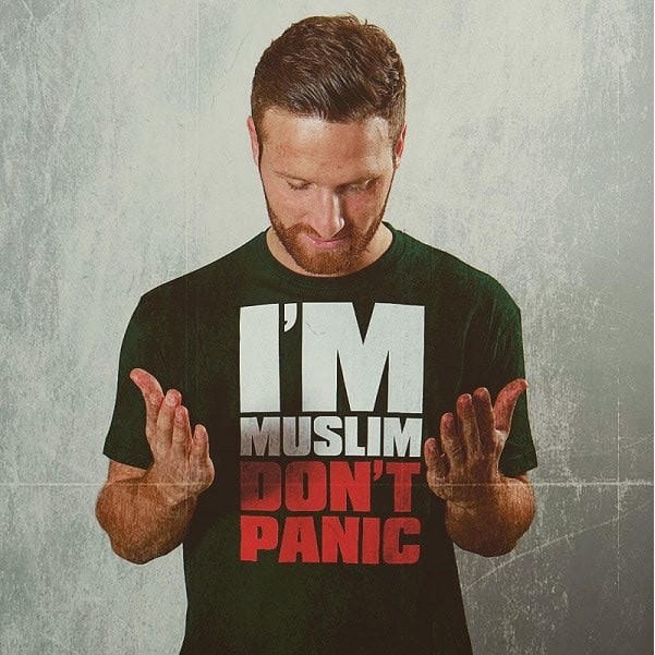 Kaos Tshirt Baju Arsenal Mustafi I'm Muslim Dont Panic Grade Ori Lokal