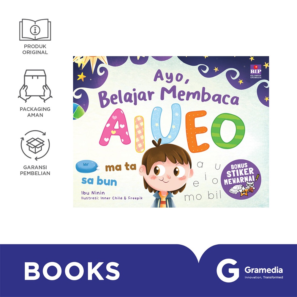 Buku Ayo, Belajar Membaca AIUEO
