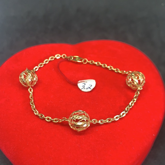 Gelang emas asli model bola” kadar 700 UBS