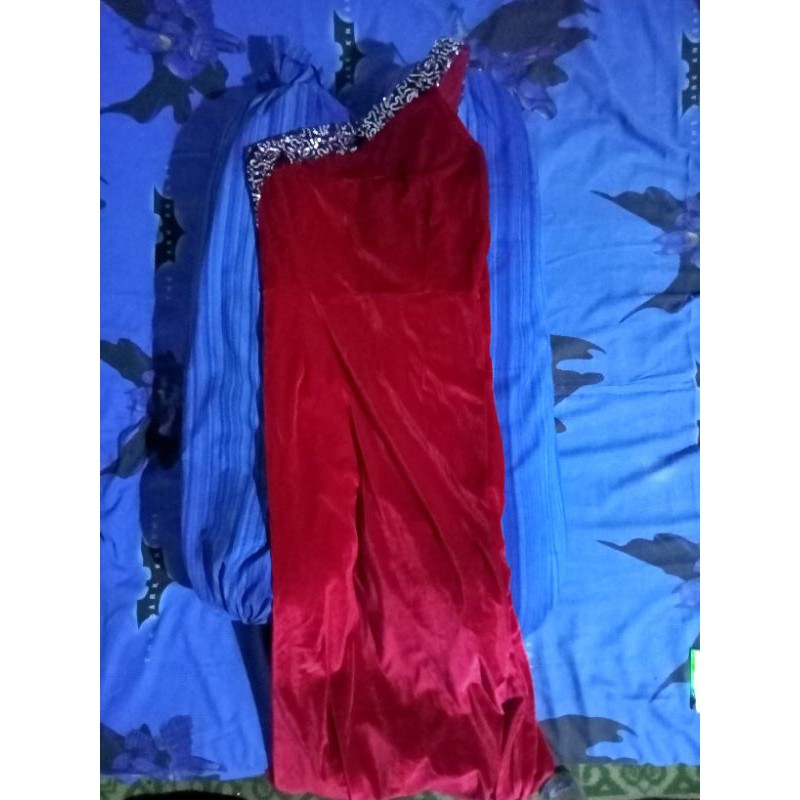 Long Dress Bludru