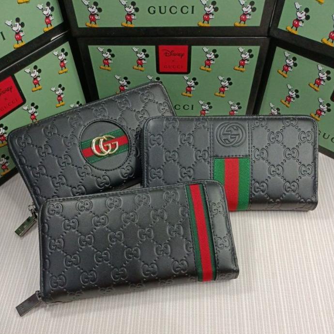 Dompet Panjang Wanita Gucci Sleting Tali Box Premium Dpw65U19
