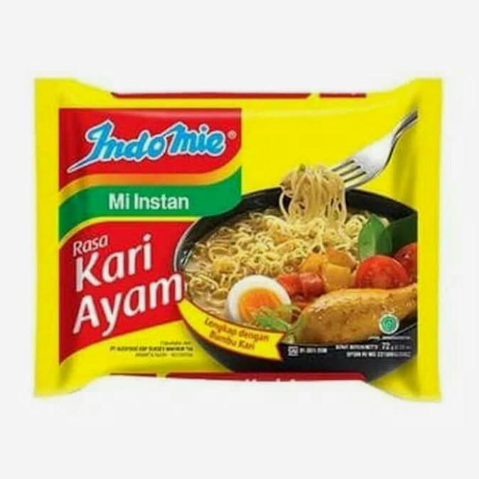

s574gfd Indomie Kari Ayam 72 Gr Ff064151E