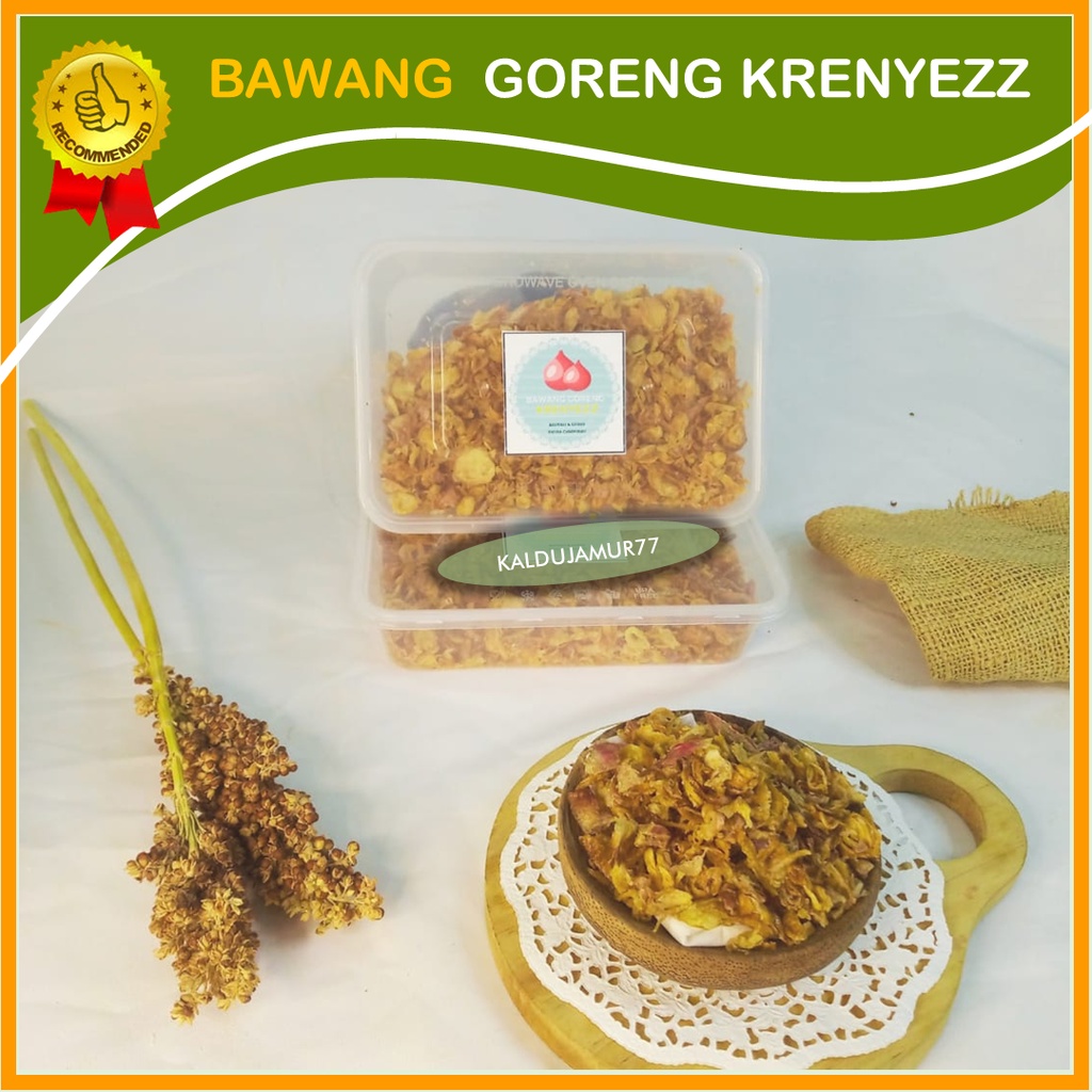 

Bawang Goreng Asli Tanpa Campuran Krenyezz