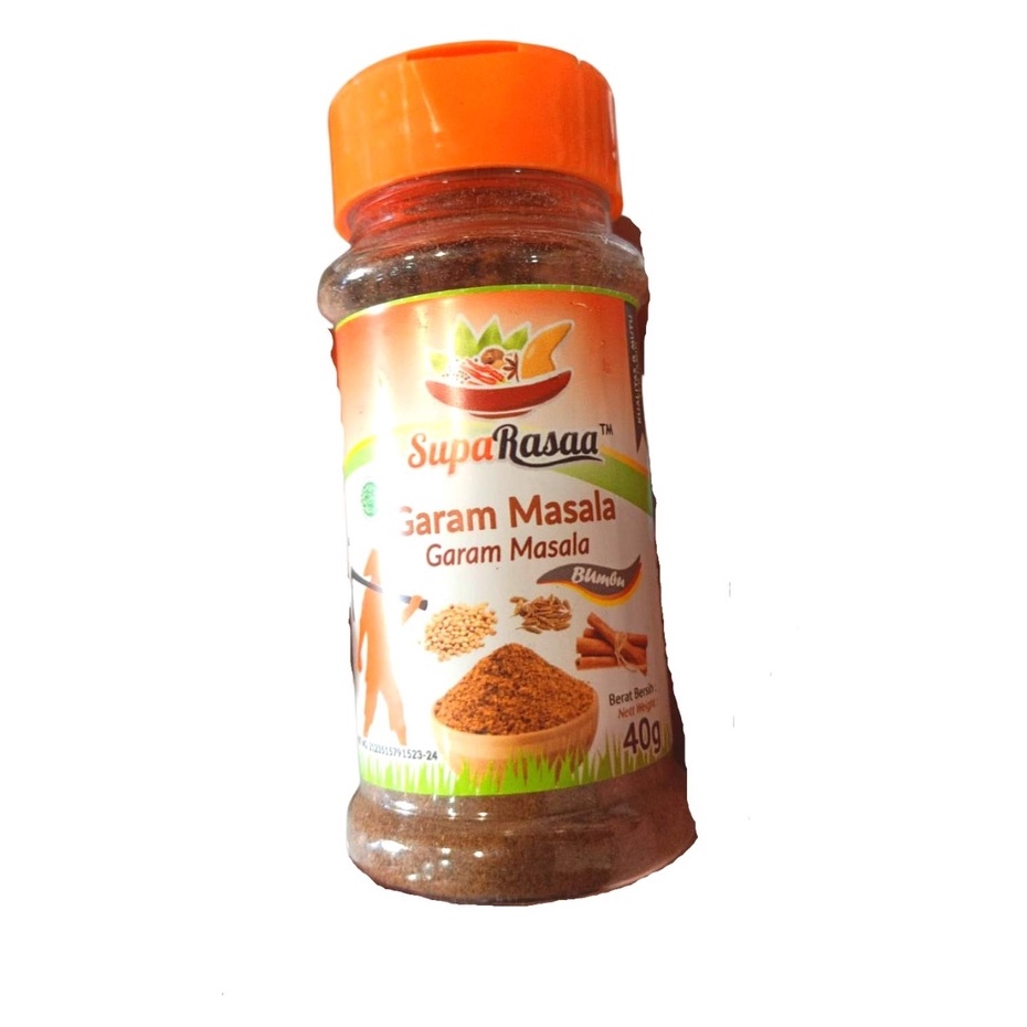 

Masakan masala Supa / SupaRasaa 40gr rempah BUBUK GARAM MASALA powder