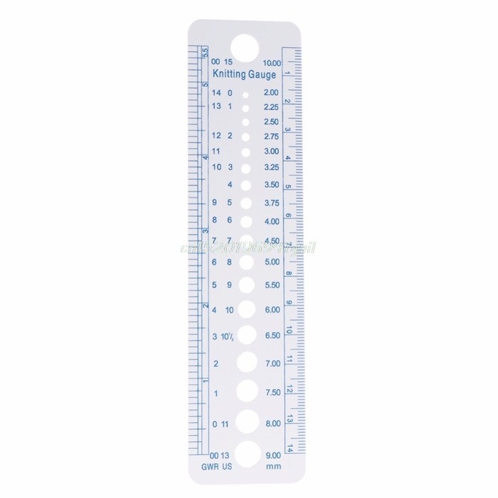 Kniting Gauge atau Alat Pengukur Jarum Rajut