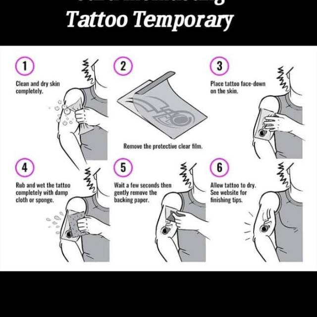 CARA PAKAI TATTO ASIANTATTOOTEMPORARY