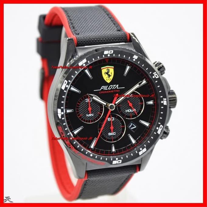 NOTED ASLI TERBARU JAM FERRARI PRIA TERBARU ORIGINAL SPORTY | JAM FERRARI COWOK 