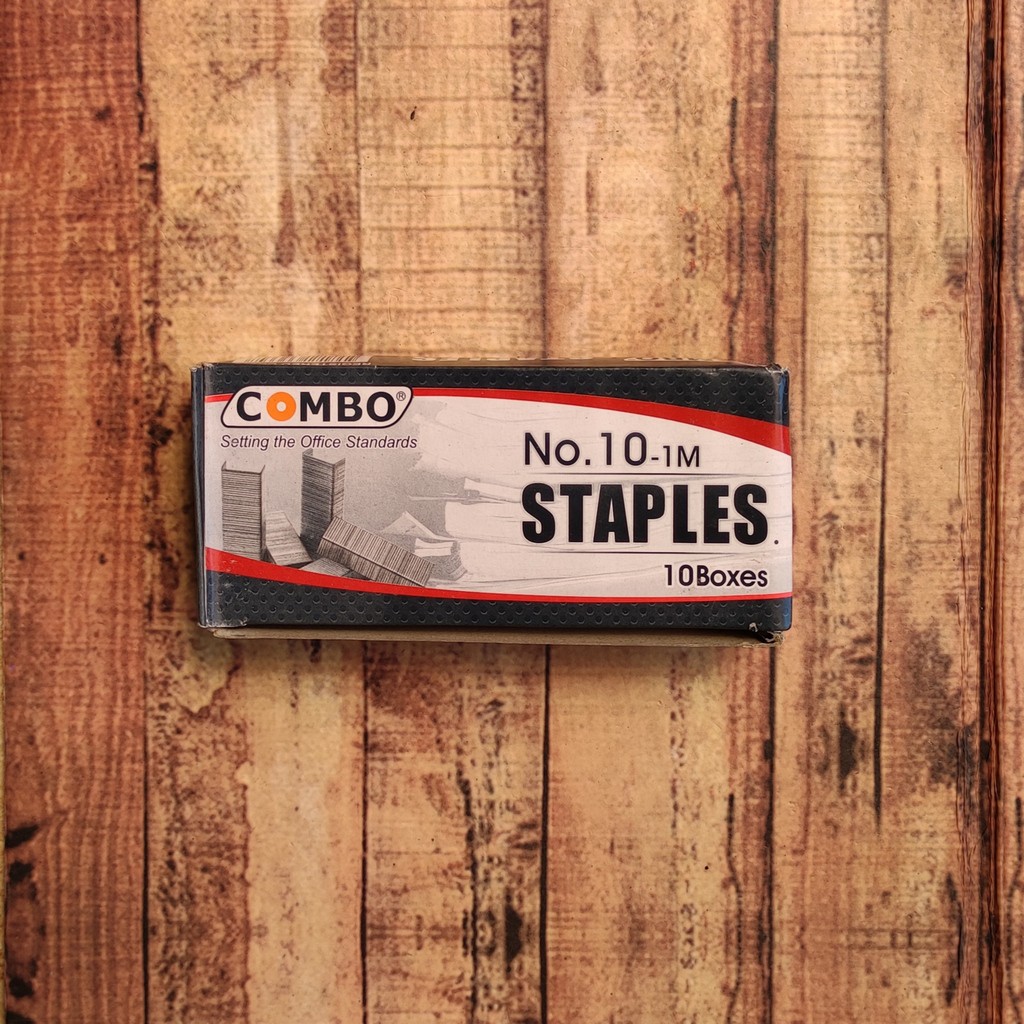 Isi Staples COMBO No.10 - Staples Kecil Kemasan Baru - Isi Stapler Kecil No 10