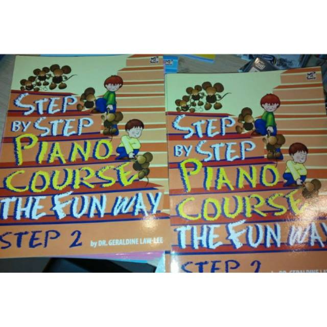 Buku piano Step By Step the Fun Way book 2 buku musik level dasar