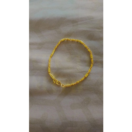 gelang bambu kecil lapis kristal