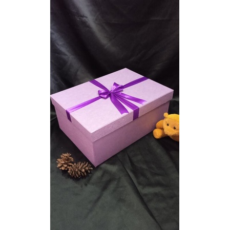 

Gift Box Premium size 35 25 15 cm UNGU MUDA