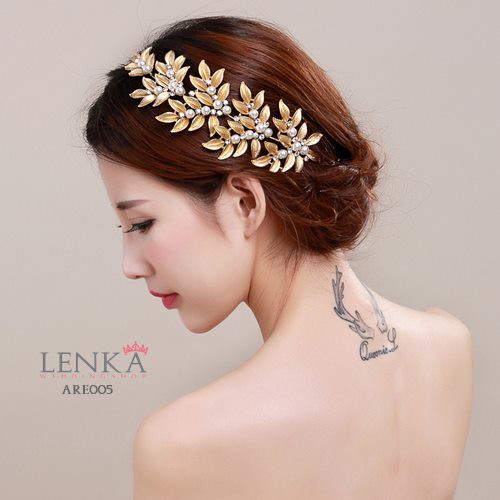 [STOK TERBATAS] AKSESORIS HEADPIECE WANITA PENGANTIN TIARA PESTA ARE005