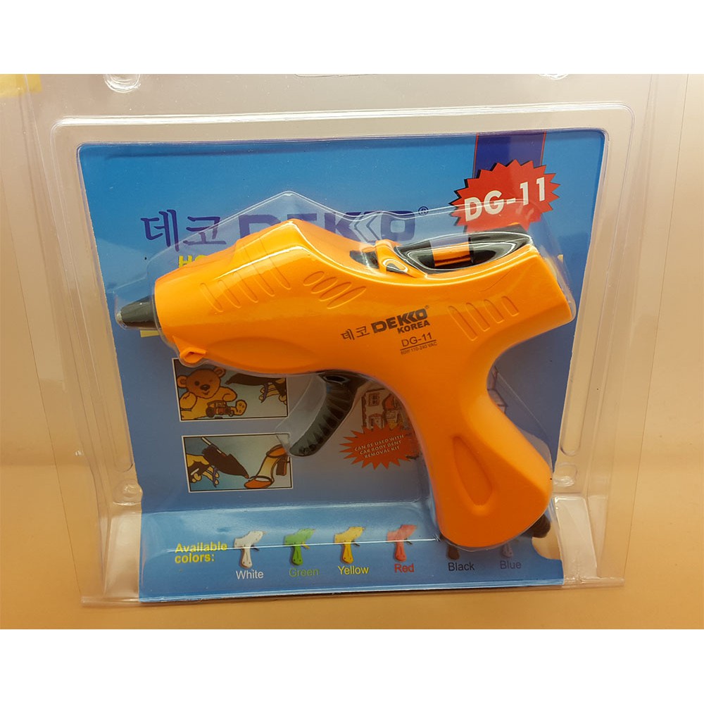 Alat Lem Tembak DEKKO 60W DG-11 KOREA Hot Melt GLUE GUN DEKKO Pistol