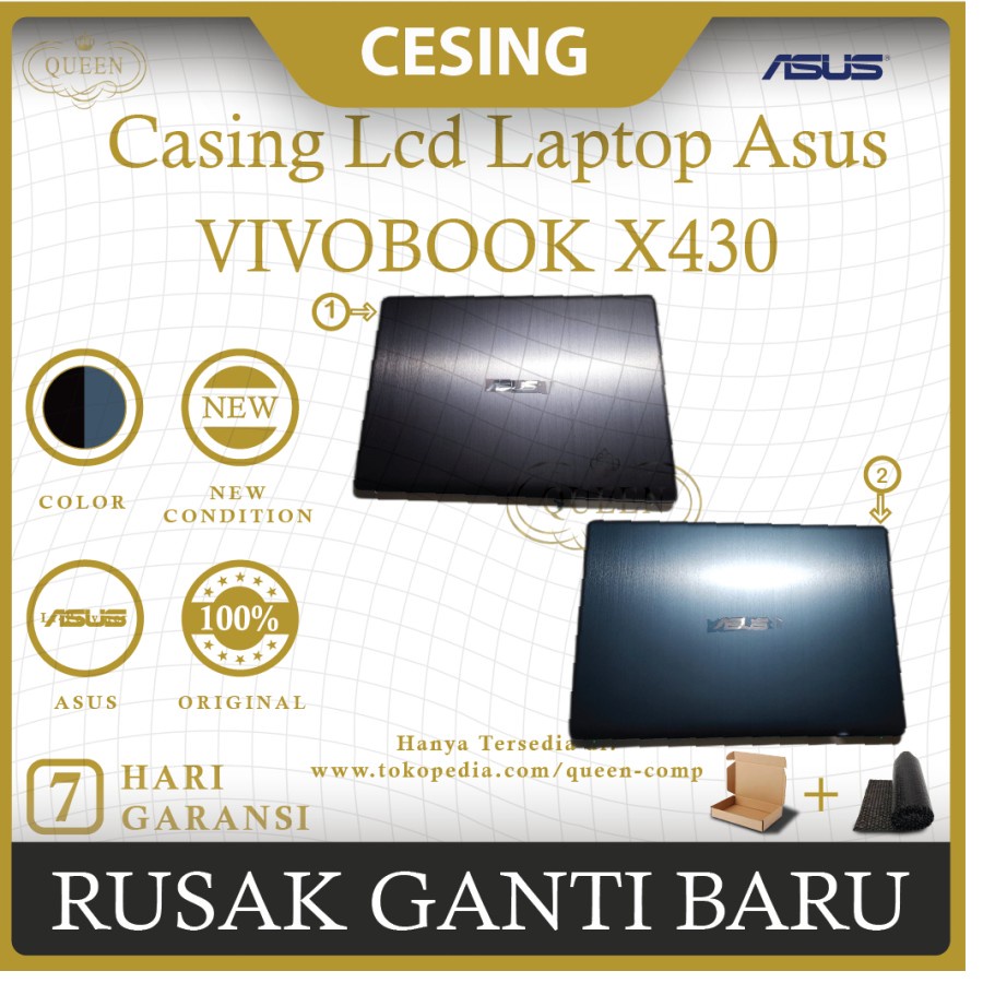 Casing Cover Lcd Laptop Asus VIVOBOOK S14 S4300 S4300U X430 Original