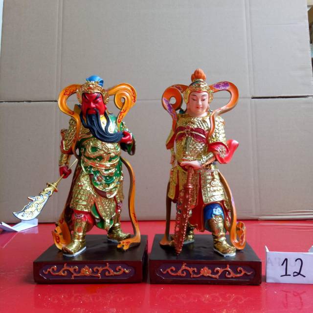 patung rupang dewa kwan kung wi to fo sat fiber 12 inch