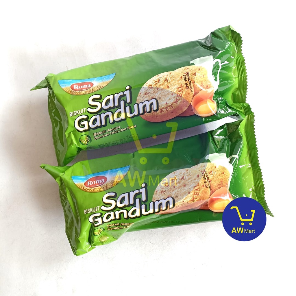 ROMA BISKUIT SARI GANDUM ROLL - 149 GRAM