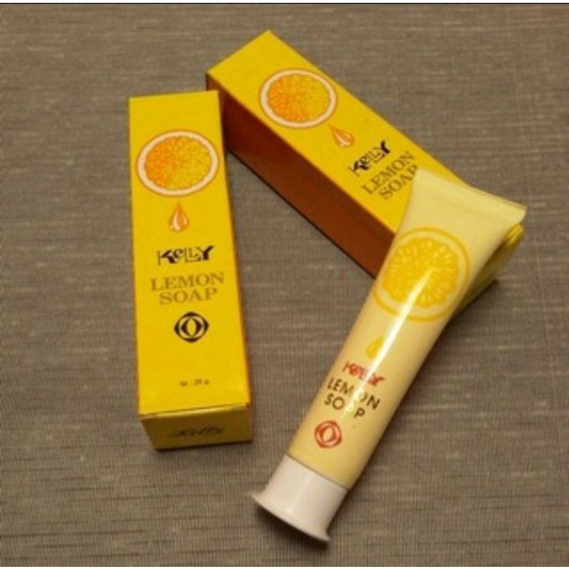 kelly lemon soap/sabun wajah kelly