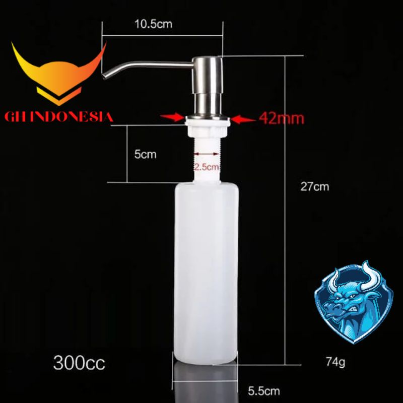 tempat sabun cair tanam / tempat sabun cair tanam bak cuci piring