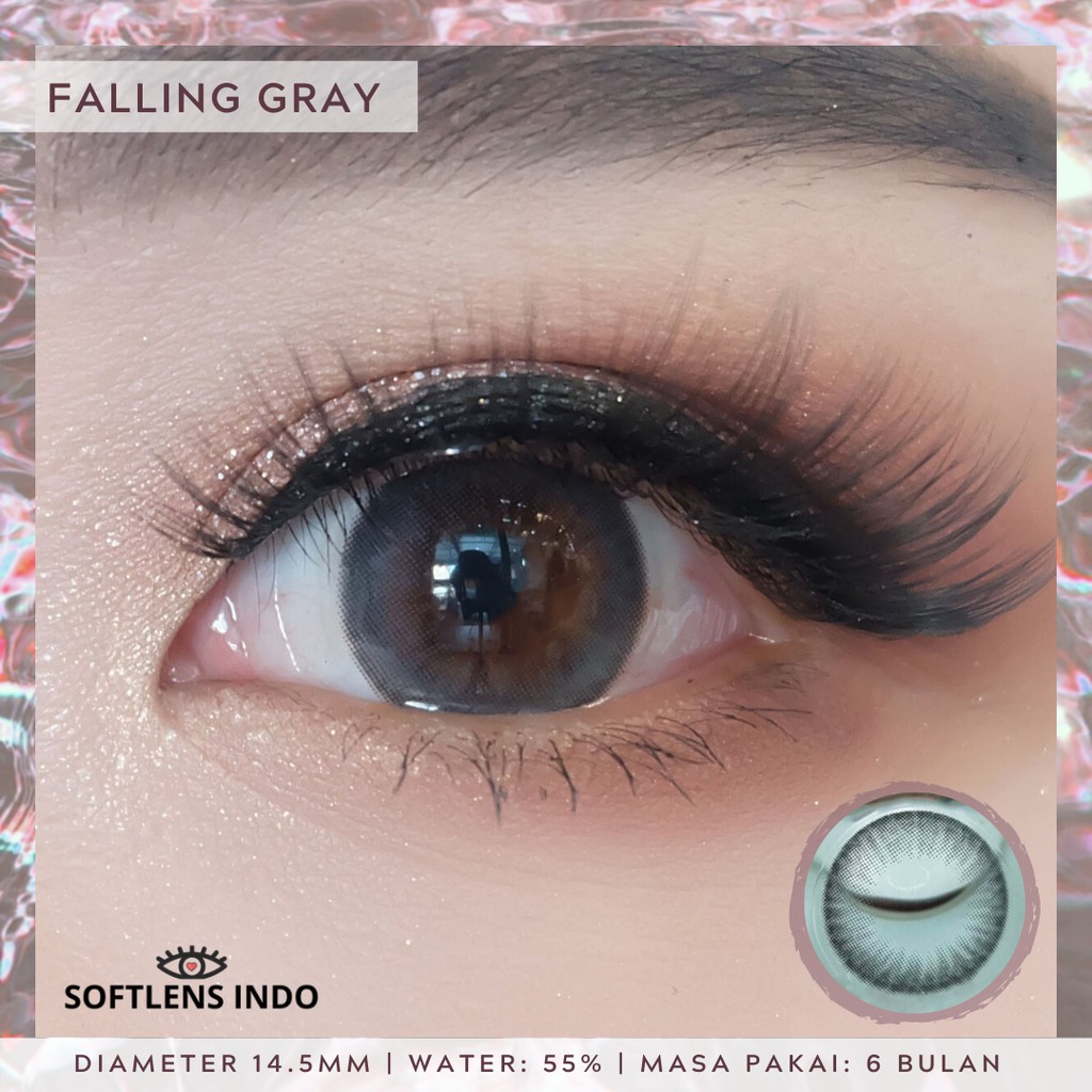 

Softlens kitty kawaii falling gray/ abu