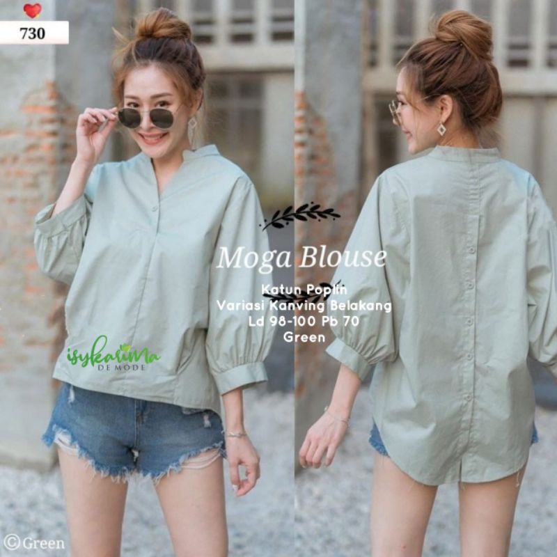 MOGA BLOUSE KATUN POPLIN BY ISYKARIMA DE MODE