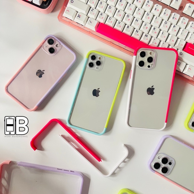 Color Block Puzzle Bumper Soft Case Lens Cover for iPhone X XR XS 11 12 13 PRO MAX