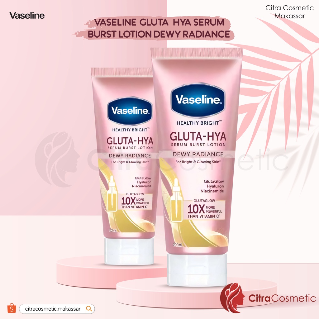 Vaseline Healthy Bright Gluta Hya Serum Burst Lotion 200 Ml