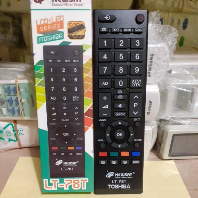 REMOTE REMOT TV TOSHIBA REGZA/PLASMA LCD LED TABUNG SLIM FLAT