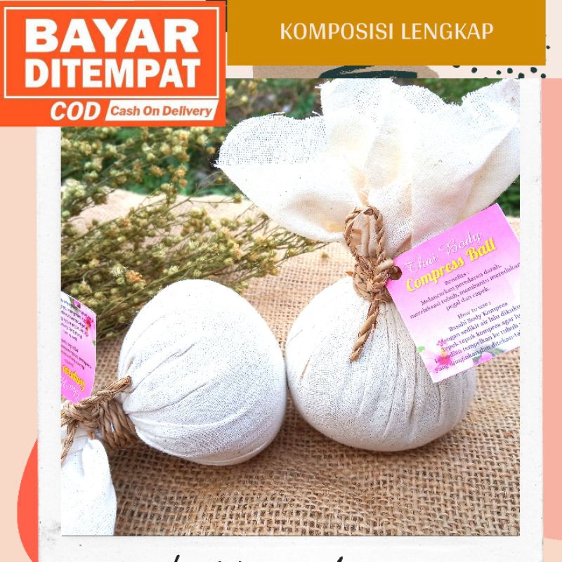 Kompres Badan Bola Herbal Thai Body Compress