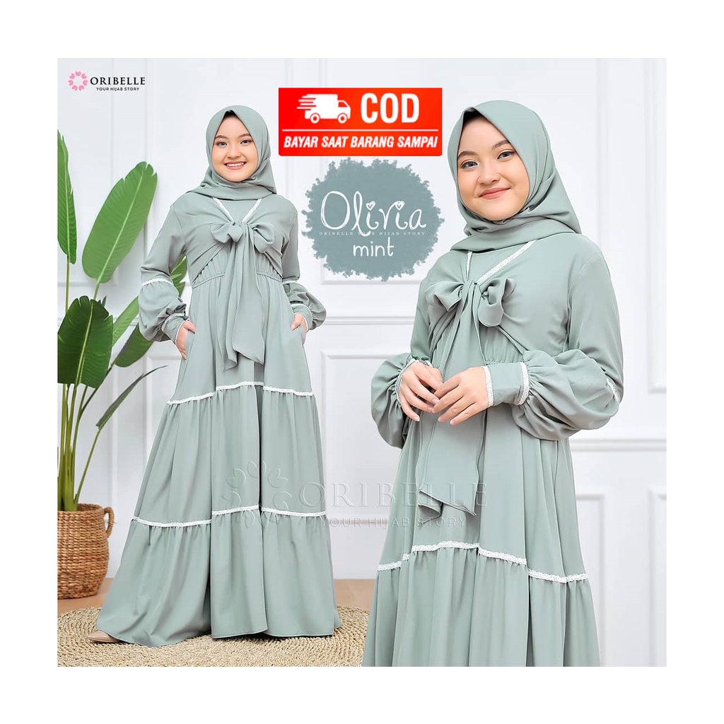 Oliva Kids Gamis Anak Perempuan 9-12 Tahun Gamis Anak SD Gamis Anak SMP