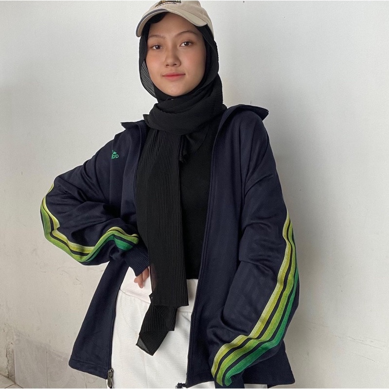 Jaket/Tracktop/colorblock Unisex Vintage ADIDAS full tag