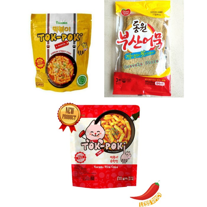 

[PROMO] Paket Komplit Topokki + Eomuk - TokPoki Bunsik Odeng