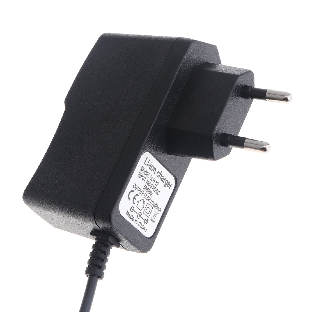 Adaptor Pengisi Daya Bor Elektrik Steker EU / US 12.6V