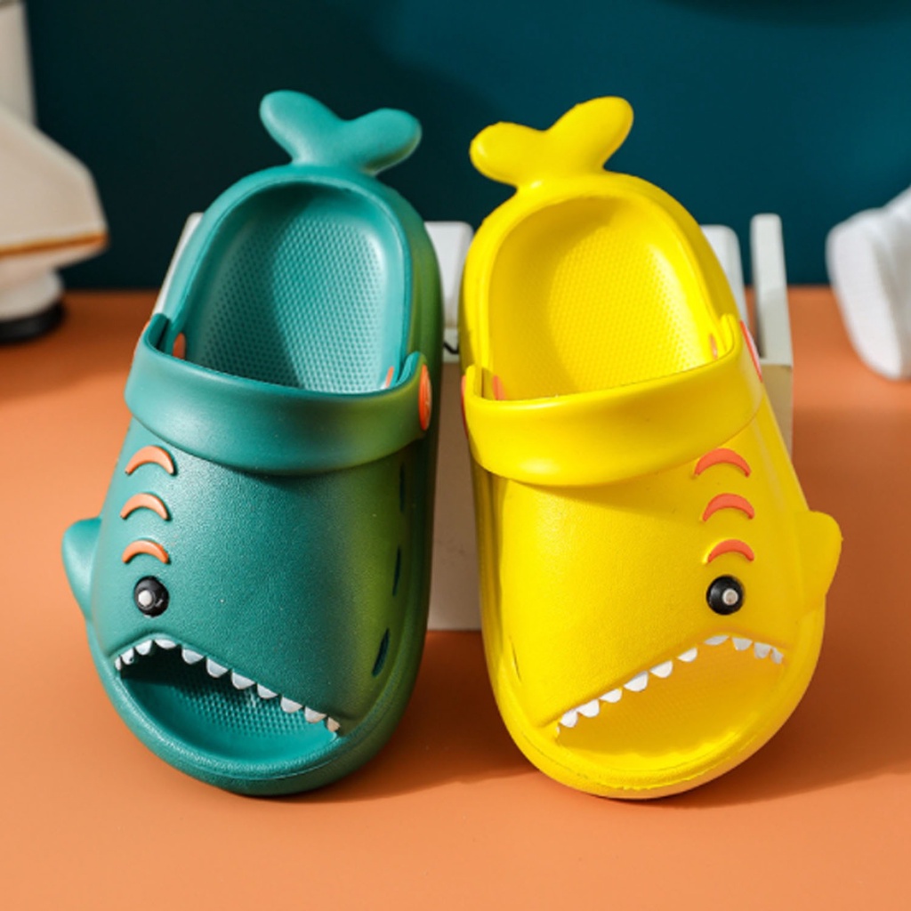 PROMO 10.10 PUNCAK ☀ACCBAYI☀ Sendal / Sandal Anak Viral Lucu BABY SHARK HIU Import Laki Laki Perempuan/ Sandal Karet / Sandal Anak Lucu / Sandal EVA Anak Import SA0004