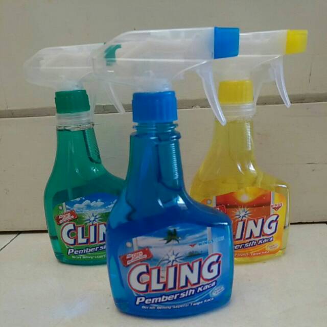 Cling Pembersih Kaca Glass Cleaner Botol Spray 440ml Shopee Indonesia 7153