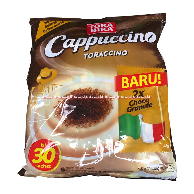 Torabika Cappuccino Isi 30sachet Kopi Bubuk Instan Tora Bika Capucino Kapucino Kopi Instan Sachet 30 pcs