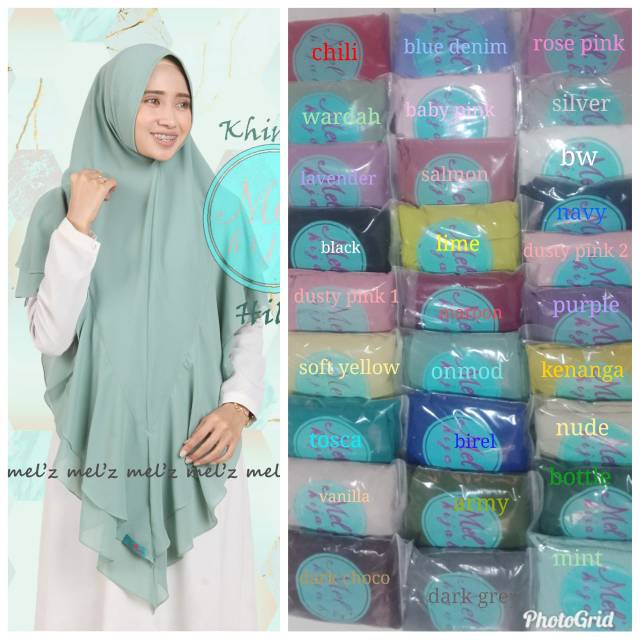 Khimar Hilya ori by Melz hijab