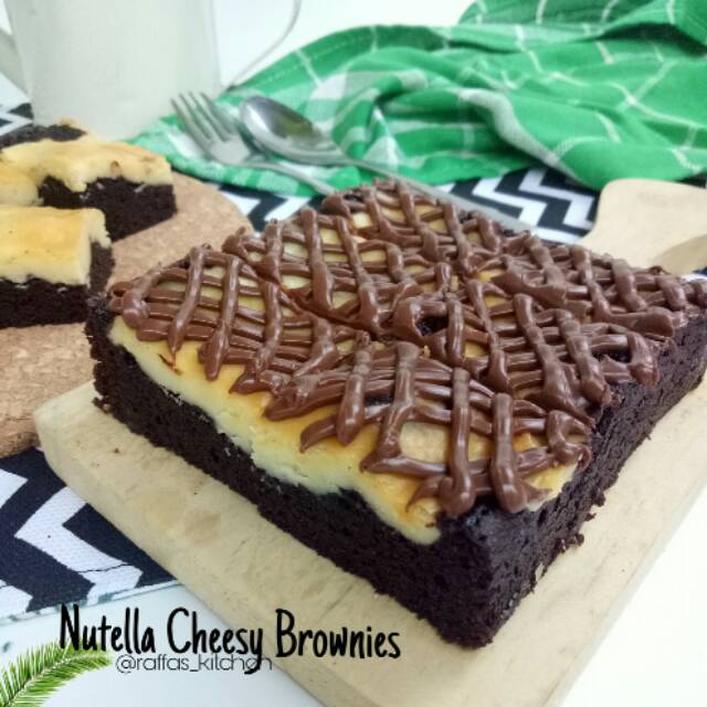 

Nutella Cheese Brownies