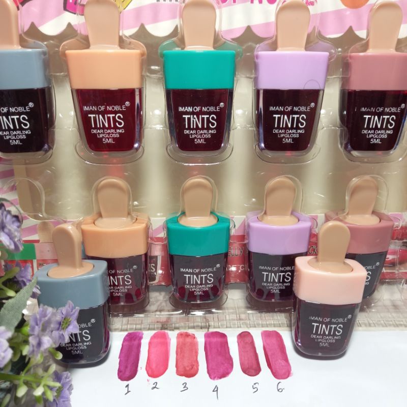 Promo Lip tint iman of noble Fresh Sweet Jelly Bentuk Ice cream No .P7039-12