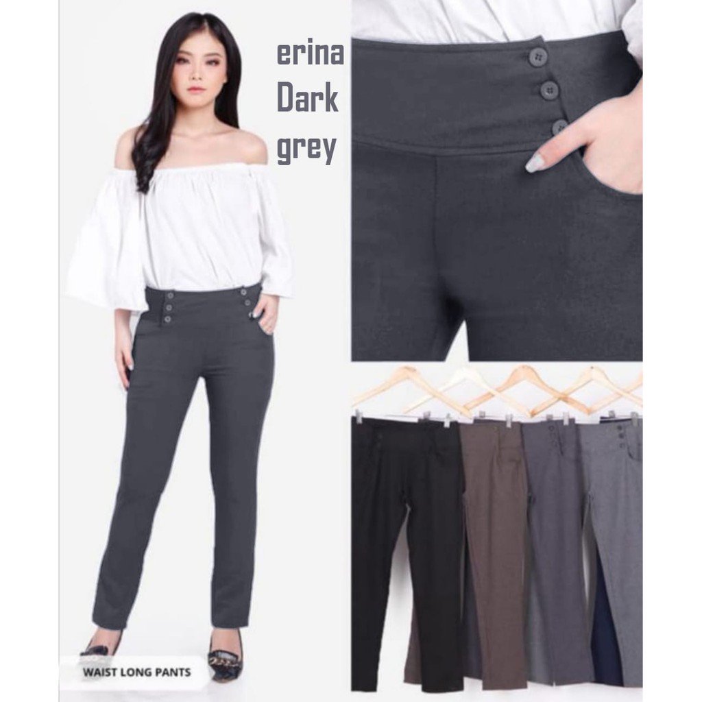 MOKOKOMO Celana Panjang Wanita ERINA Celana Pants - Celana Baggy - Pakaian Wanita