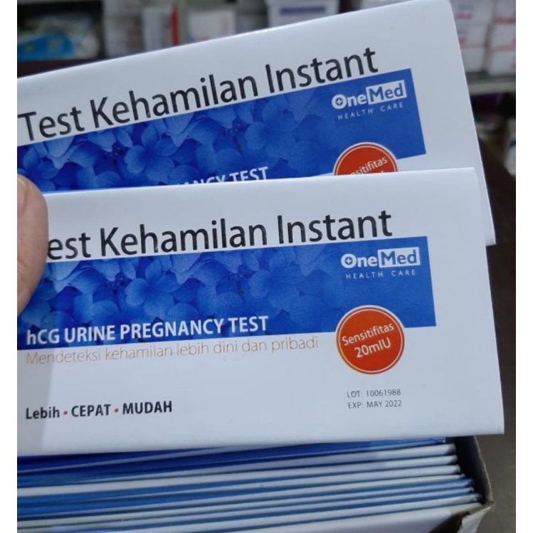 Tespek kehamilan instan onemed/ one med alat test kehamilan 1 strip