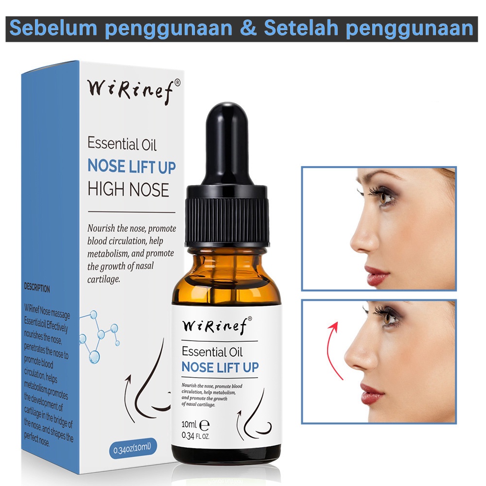 Minyak esensial pelembab Minyak esensial hidung 10ml Pijat hidung pemancung original nose oil lift up