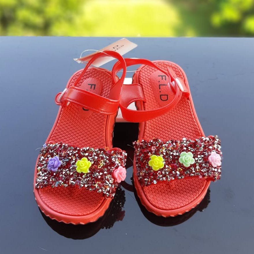 TOKOERS LDJ-1122 Sandal Jelly Anak Perempuan, Sandal Anak Import Umur 1 2 3 tahun