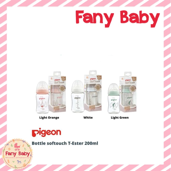 PIGEON SOFTOUCH T-ESTER WIDE NECK BOTTLE 200ML