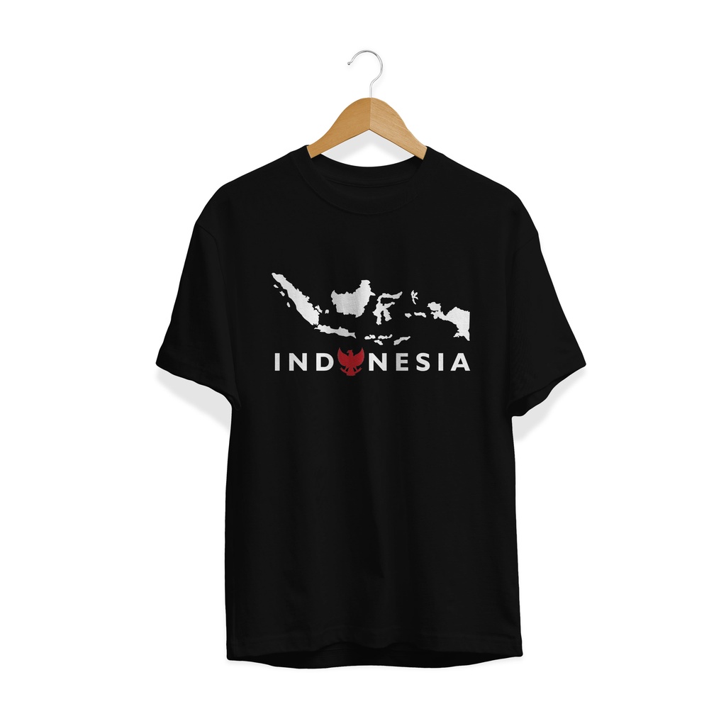 BAJU KAOS PETA INDONESIA NUSANTARA SATU BANGSA / KAOS PETA INDONESIA MERDEKA / KAOS NKRI